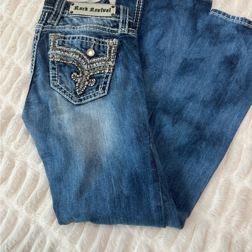 Rock Revival Dark Blue Boot Cut Jeans